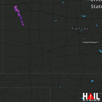 Hail Map DODGE CITY 05-14-2021