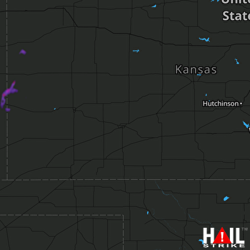 Hail Map DODGE CITY 06-07-2021