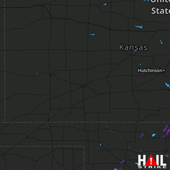 Hail Map DODGE CITY 04-21-2017