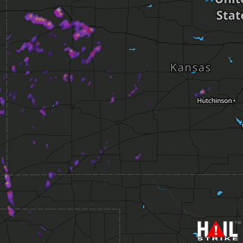 Hail Map Colby, KS 05-11-2017