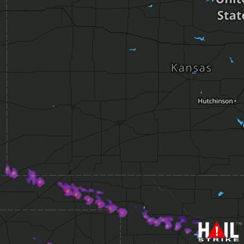 Hail Map Woodward, OK 05-28-2017