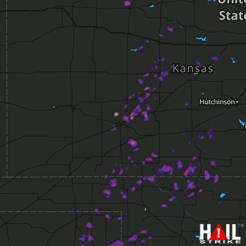 Hail Map Alva, OK 06-14-2017