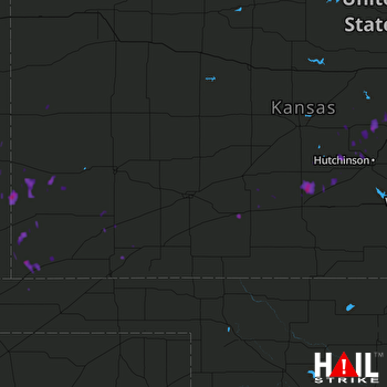 Hail Map Mcpherson, KS 07-13-2017