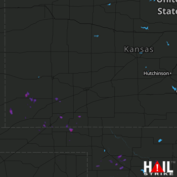 Hail Map Mooreland, OK 07-14-2017