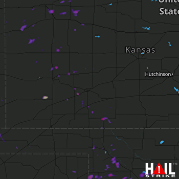 Hail Map Woodward, OK 07-15-2017