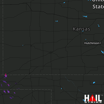 Hail Map Elkhart, KS 07-31-2017
