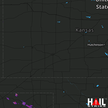 Hail Map Spearman, TX 08-13-2017