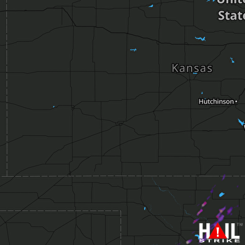 Hail Map Wellington, KS 10-21-2017