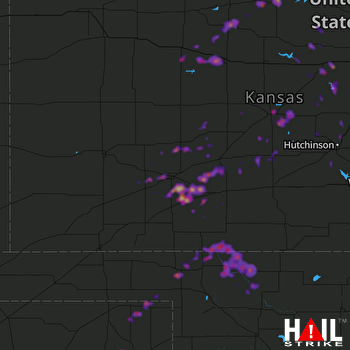 Hail Map Mcpherson, KS 05-29-2018