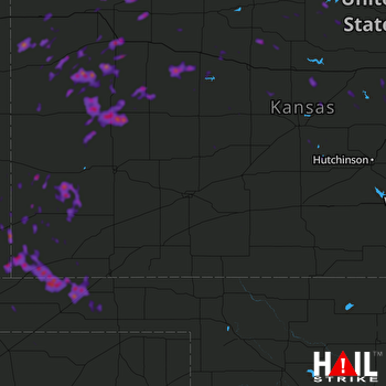 Hail Map Scott City, KS 06-19-2018