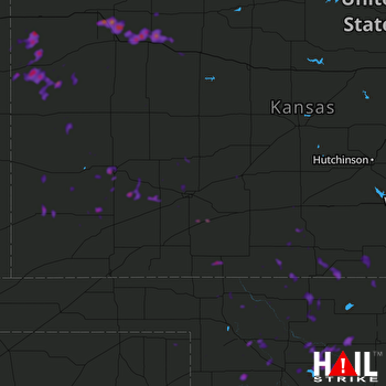 Hail Map Garden City, KS 06-24-2018