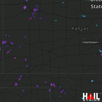 Hail Map Woodward, OK 06-25-2018