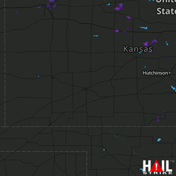 Hail Map Hays, KS 07-17-2018
