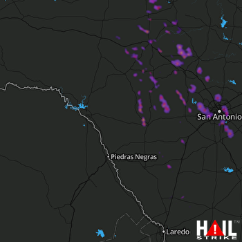 Hail Map San Antonio, TX 05-27-2020