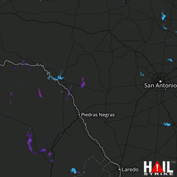 Hail Map LAUGHLIN AFB 09-21-2021