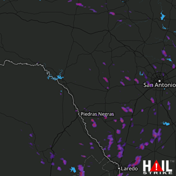 Hail Map New Braunfels, TX 04-11-2017