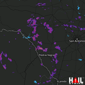 Hail Map Kerrville, TX 05-28-2017