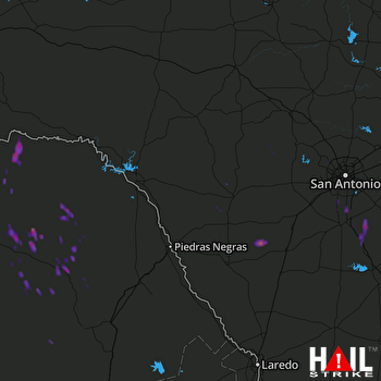 Hail Map LAUGHLIN AFB 09-21-2017