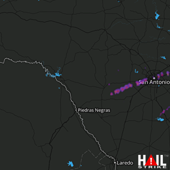Hail Map Seguin, TX 03-28-2018