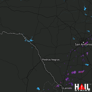 Hail Map New Braunfels, TX 03-29-2018