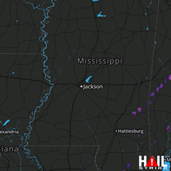 Hail Map Gulfport, MS 04-14-2019