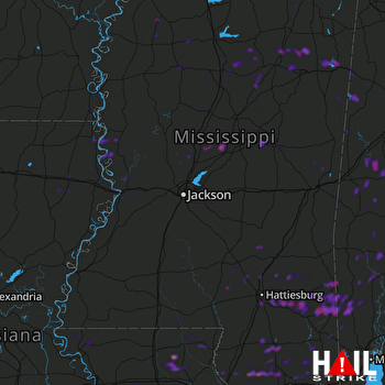 Hail Map Columbus, MS 06-07-2019