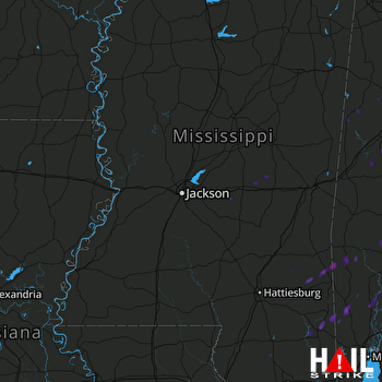 Hail Map Belmont, MS 04-05-2017
