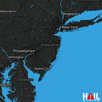 Hail Map PHILADELPHIA 06-22-2020