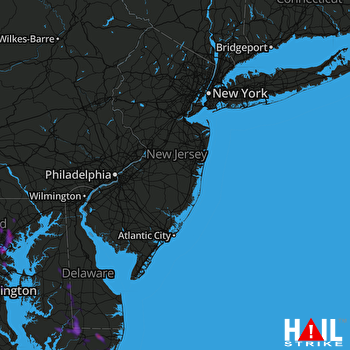 Hail Map Parkville, MD 06-10-2021