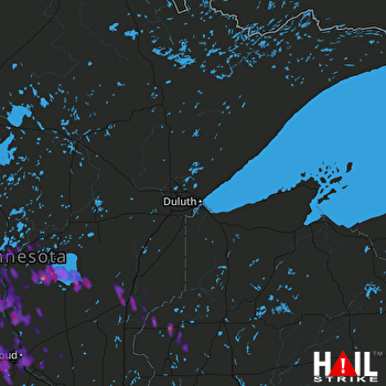 Hail Map Little Falls, MN 07-08-2020