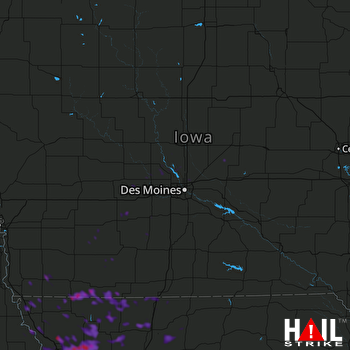 Hail Map Shenandoah, IA 08-31-2018