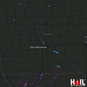 Hail Map Savannah, MO 10-08-2018
