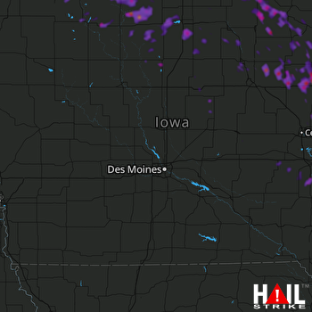 Hail Map Anamosa, IA 09-06-2020
