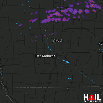 Hail Map Mason City, IA 05-15-2017