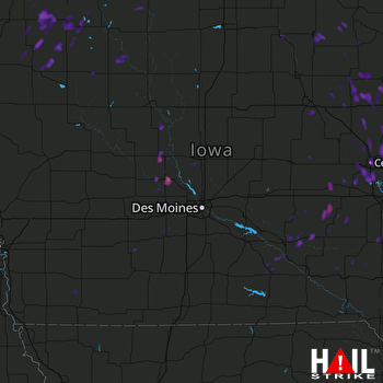 Hail Map Marion, IA 06-28-2017