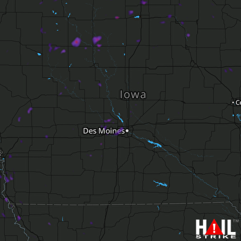 Hail Map Nebraska City, NE 06-30-2018