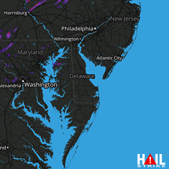 Hail Map Waynesboro, PA 06-22-2021