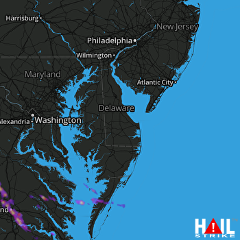 Hail Map Richmond, VA 05-27-2017