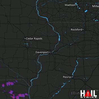 Hail Map Palmyra, MO 05-24-2020