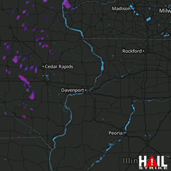 Hail Map Marshalltown, IA 05-26-2018