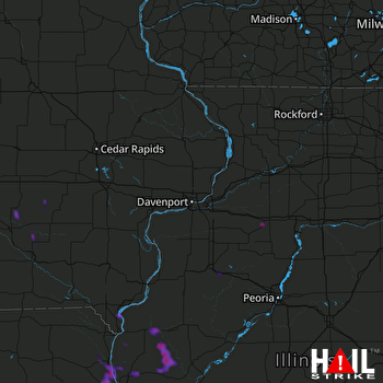 Hail Map Pittsfield, IL 05-26-2018