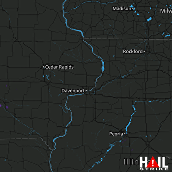 Hail Map Kellogg, IA 05-28-2018