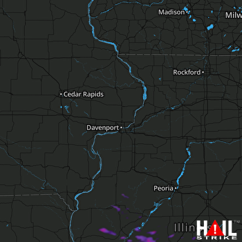 Hail Map La Grange, IL 06-11-2018