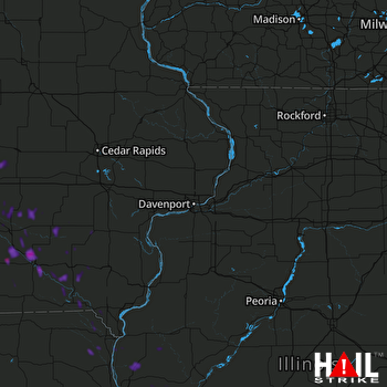 Hail Map Ottumwa, IA 06-14-2018