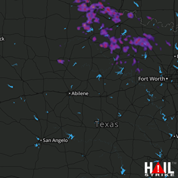 Hail Map Wichita Falls, TX 05-22-2020