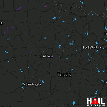 Hail Map Tuscola, TX 05-11-2021