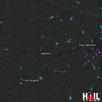 Hail Map Mansfield, TX 04-26-2017