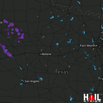 Hail Map Crosbyton, TX 06-02-2018