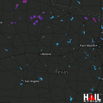 Hail Map Flower Mound, TX 06-07-2018