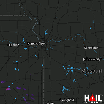 Hail Map Edna, KS 08-17-2018
